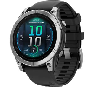 Garmin Fenix E Steel Bezel