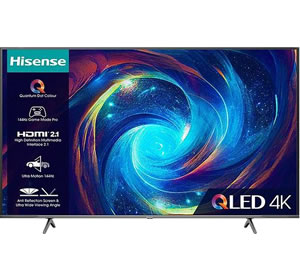 Hisense 2023 55E7KQTUK PRO QLED 4K UHD Smart TV
