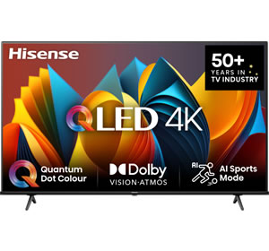 Hisense 2024 55E7NQTUK QLED 4K UHD Smart TV