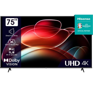 Hisense 75A6KTUK UHD 4K Smart TV