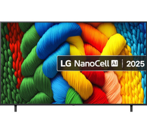 LG 2025 75NANO80A6B LED HDR NanoCell 4K Ultra HD Smart TV