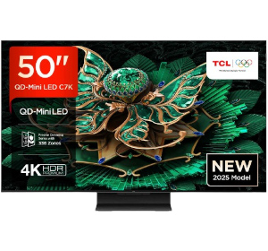 TCL 50C7K-UK Premium QD-Mini LED UHD 4K Smart Google TV