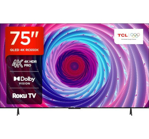 TCL 75RC650K QLED 4K Ultra HD Roku Smart TV